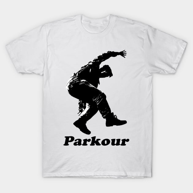 parkour T-Shirt by rickylabellevie